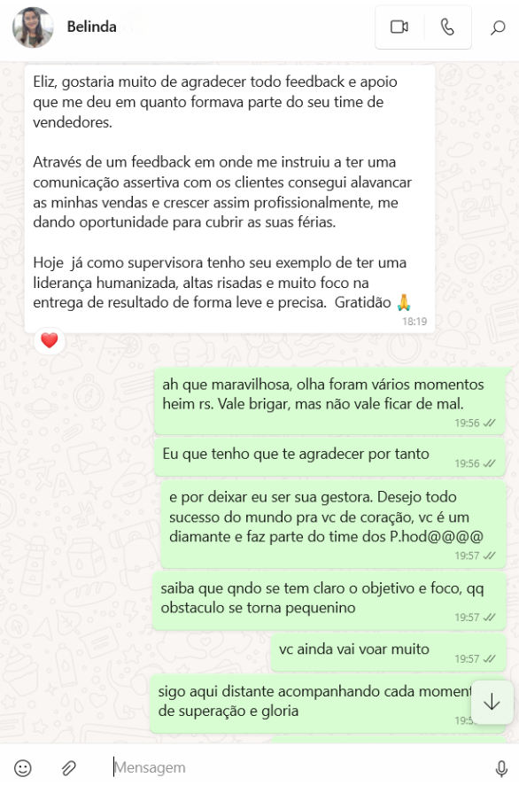 Depoimento 6 da Cliente sobre a Detlhes Consultoria